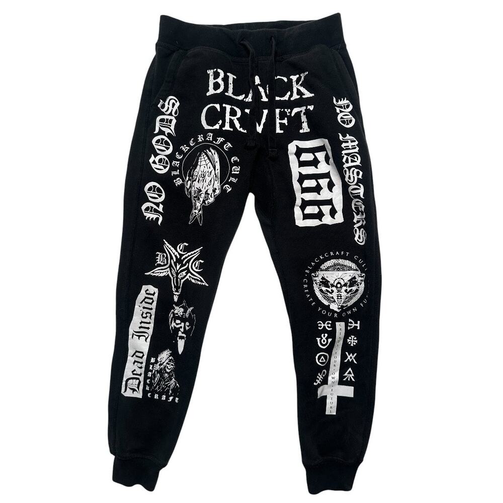 Blackcraft Cult Halloween Emo Punk Style Joggers Size XS